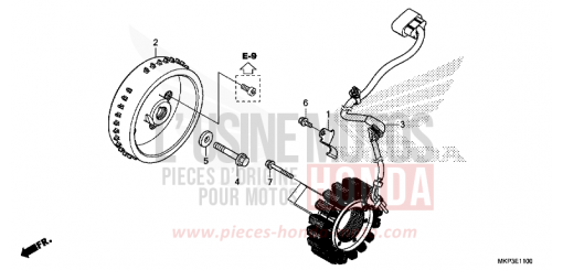 GENERATRICE CBR500RAK de 2019